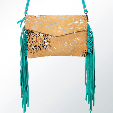 American Darling Envelope Hair on Genuine Leather Western Women Bag Handbag Purse | for Cute